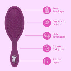 Wet Brush Original Detangler Frost Purple