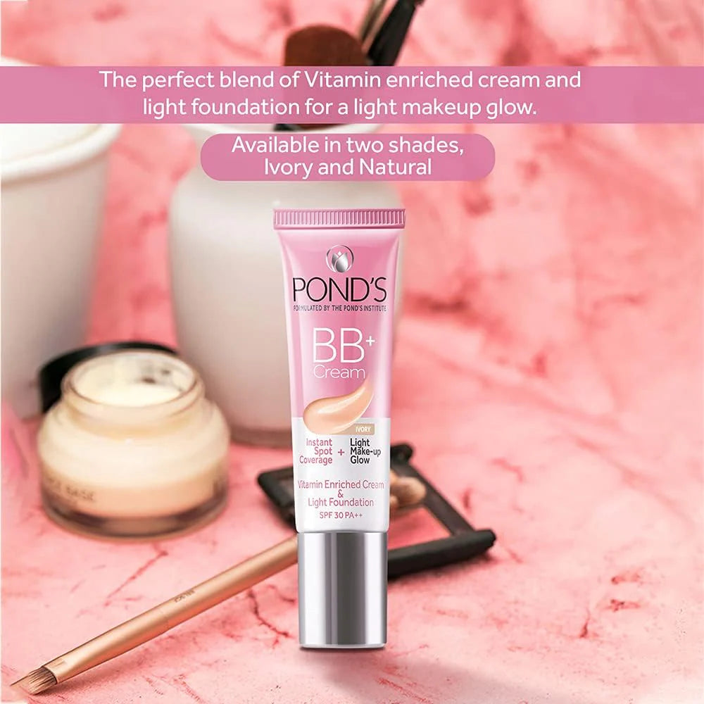 POND'S BB+ Cream Instant Spot Coverage + Natural Glow 01 Original 9 gm