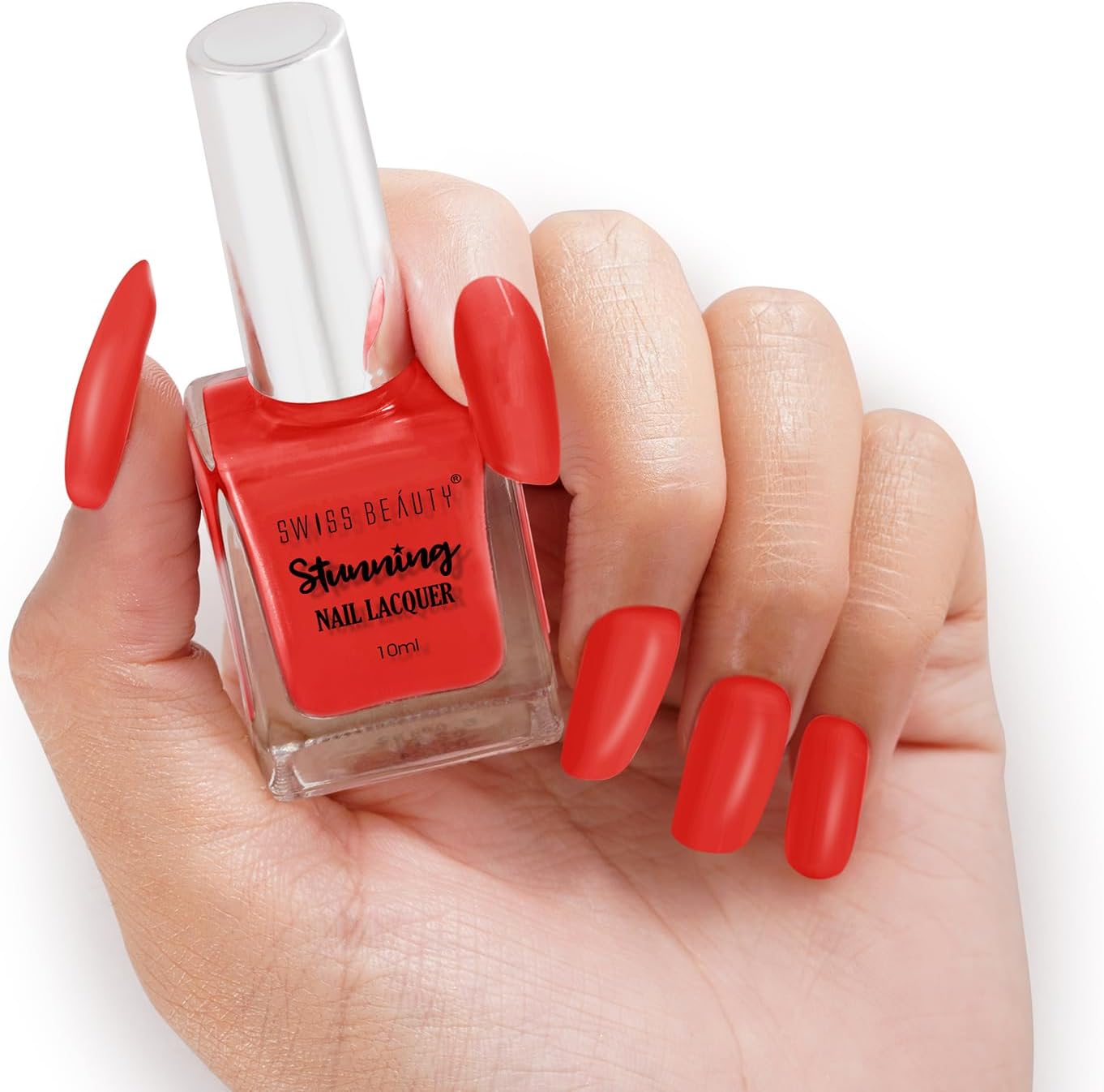 Swiss Beauty Stunning Nail Lacquer Shade No. 20 Hot Hot Hot