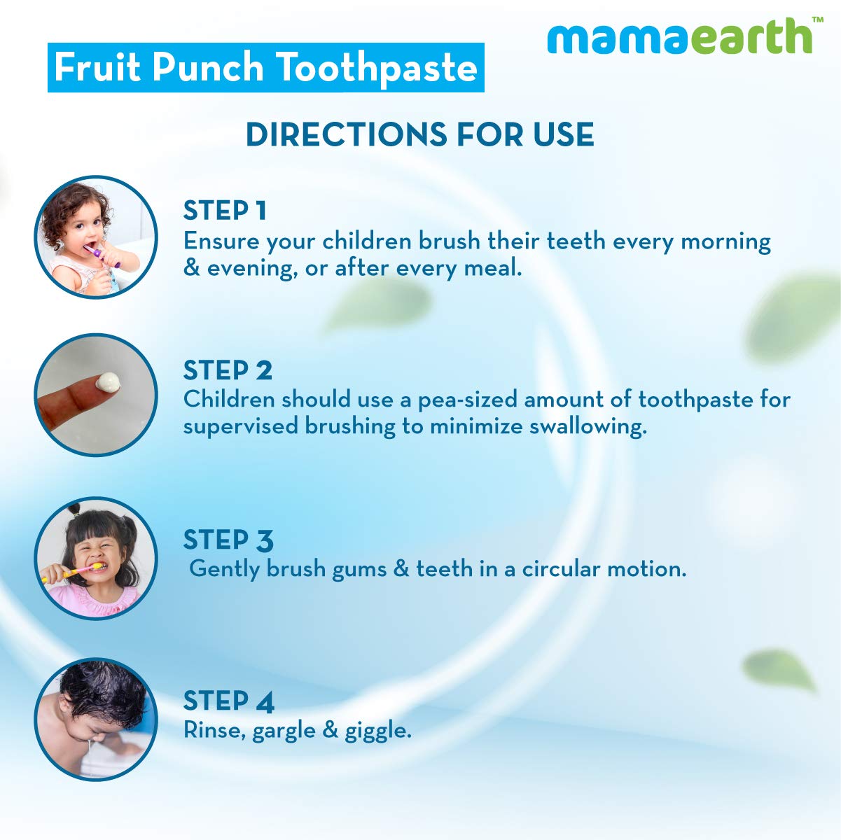 Mamaearth Fruit Punch Toothpaste 50g