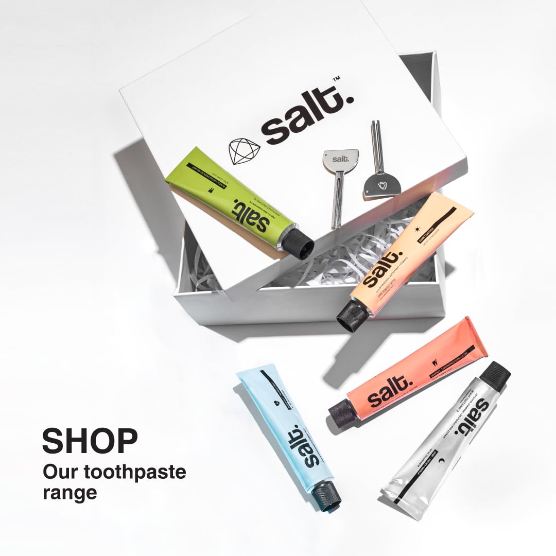 Salt Oral Care - Activated Charcoal + Grapefruit Extract Dusk Vanilla Night Toothpaste 100g