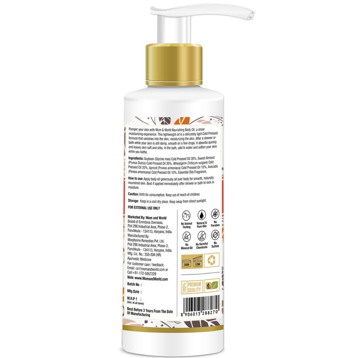 Mom & World - Women Nourishing Body Oil 200ml