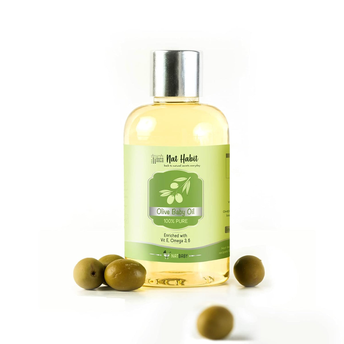 Nat Habit - Pure Olive Baby Oil 100ml
