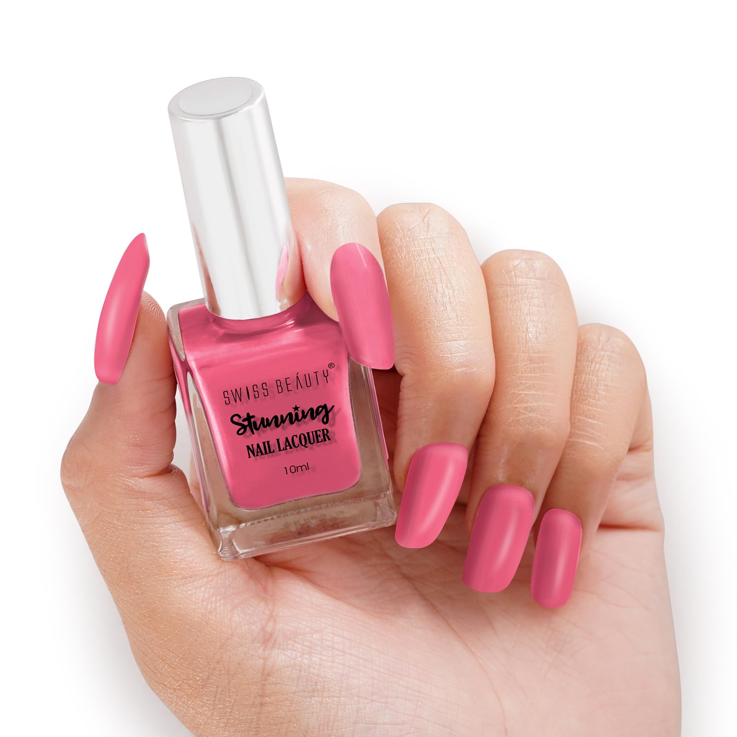 Swiss Beauty Stunning Nail Lacquer Shade No. 12 Great Pink