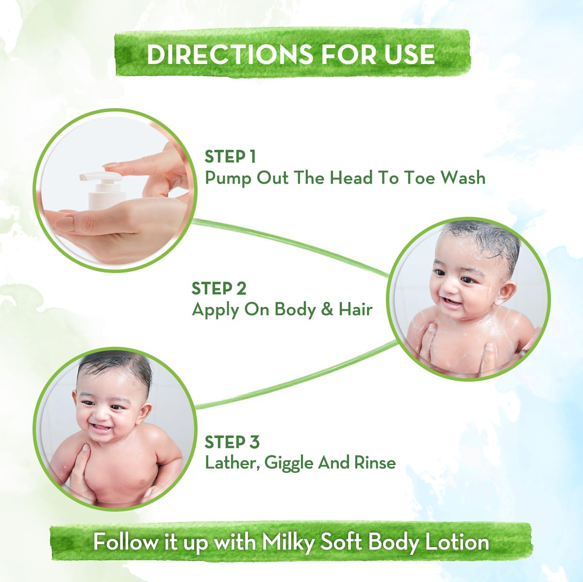 Mamaearth - Milky Soft Head to Toe Wash With Oats, Milk, and Calendula for Babies- 400ml