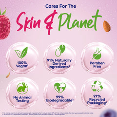 Nivea Fresh Blend Raspberry Blueberry Almond Milk Shower Gel 300ml