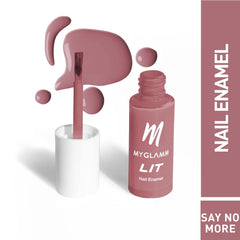 MyGlamm - LIT Long Lasting Nail Enamel 7ml - Say no More