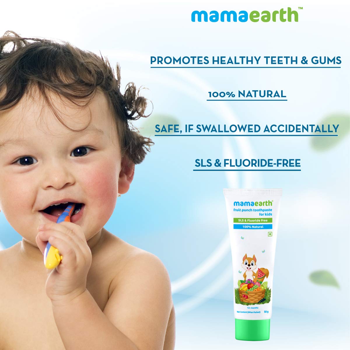 Mamaearth Fruit Punch Toothpaste 50g