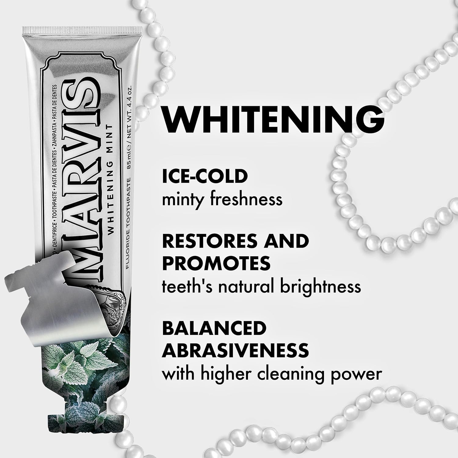 Marvis Whitening Toothpaste | A Taste of Italian Luxury 85ml