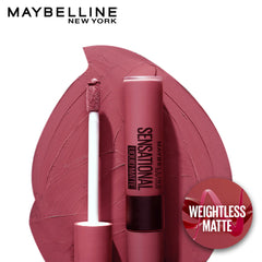 Maybelline - New York Sensational Liquid Matte Lipstick, Weightless Comfort - 23 Untamed Rose 7ml