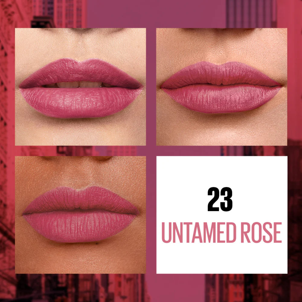 Maybelline - New York Sensational Liquid Matte Lipstick, Weightless Comfort - 23 Untamed Rose 7ml