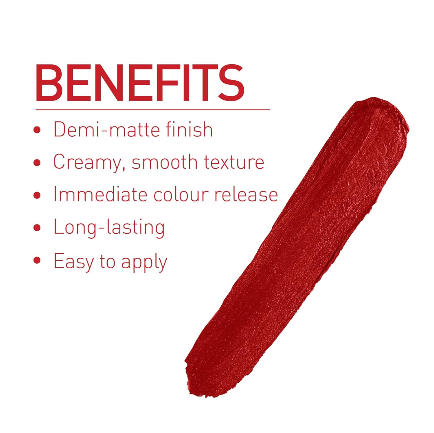 MyGlamm - LIT Creamy Matte Lipstick-Bloody Mary 3.7g