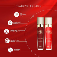 Lotus - Make-Up Divine Dew Herbal Sindoor - Love Drop, Water & Smudge Resistant 8g