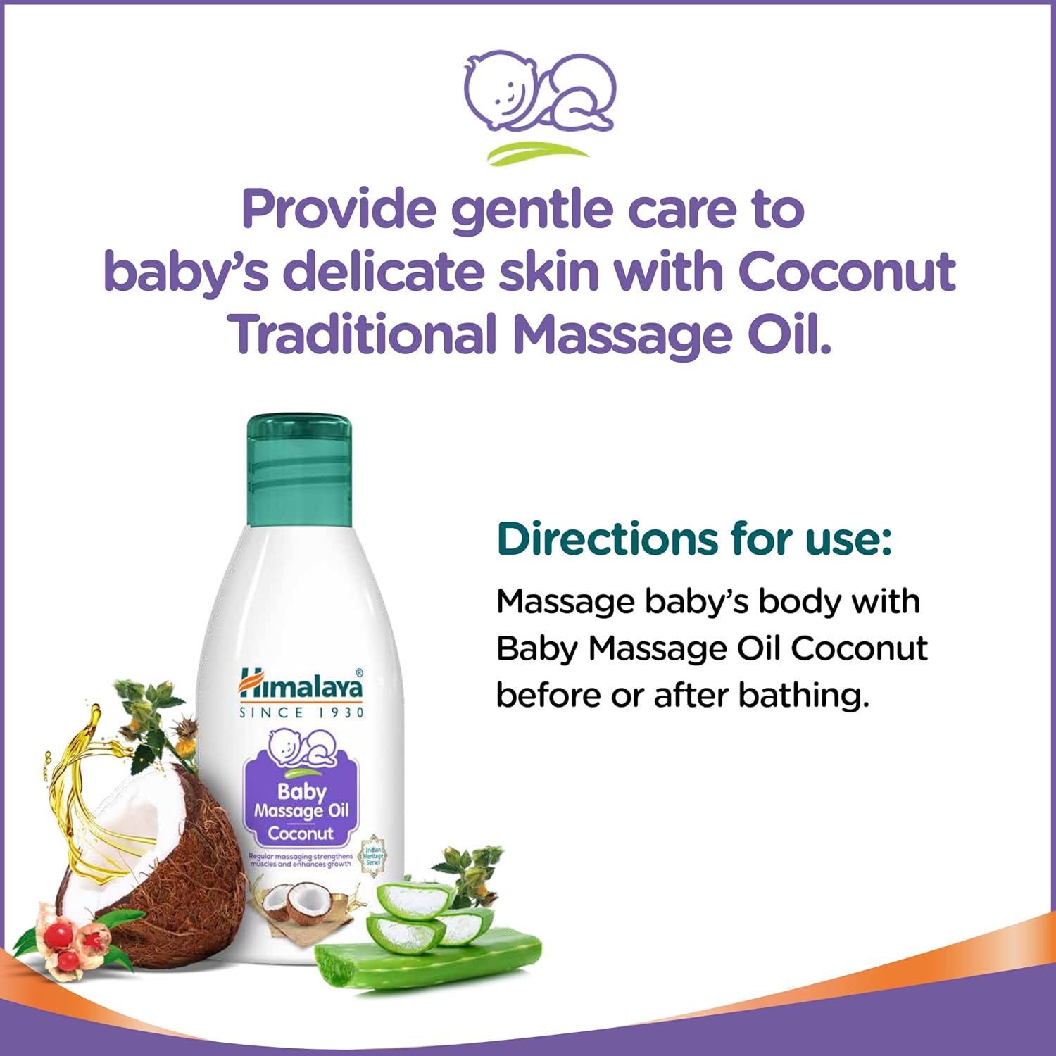 Himalaya Baby Massage Oil Coconut 200 ml