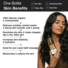 SoulFlower - Pure & Natural Virgin Coconut Oil Clinically proven for Hair Growth 225ml