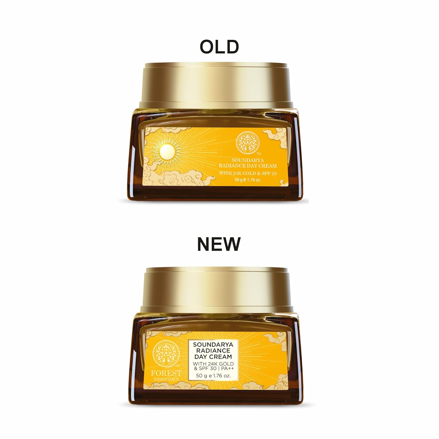 Forest Essentials - Soundarya Radiance Cream with 24K Gold & SPF 30 | PA++ 50g