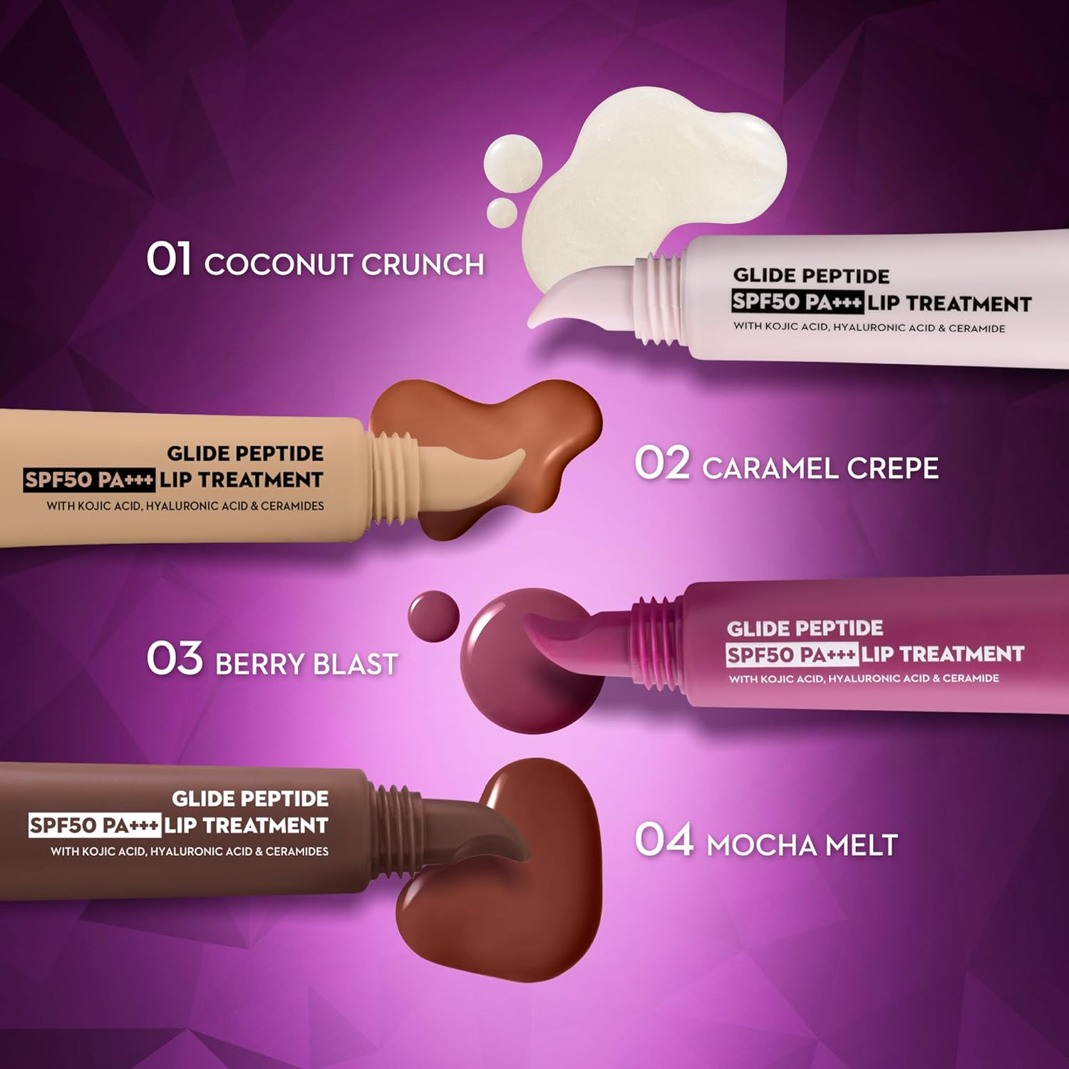 Sugar - Glide Peptide SPF50 PA+++ Lip Treatment 01 Coconut Crunch 100g
