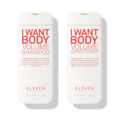 Eleven Australia - I Want Body Volume Shampoo & Conditioner 300ml Bundle