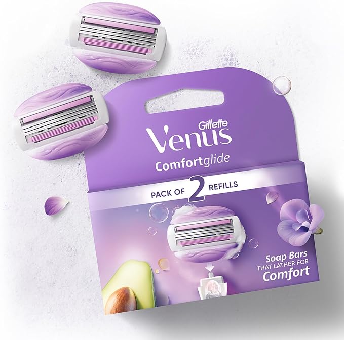 Gillette Venus ComfortGlide Razor Blade Refills – Pack of 2