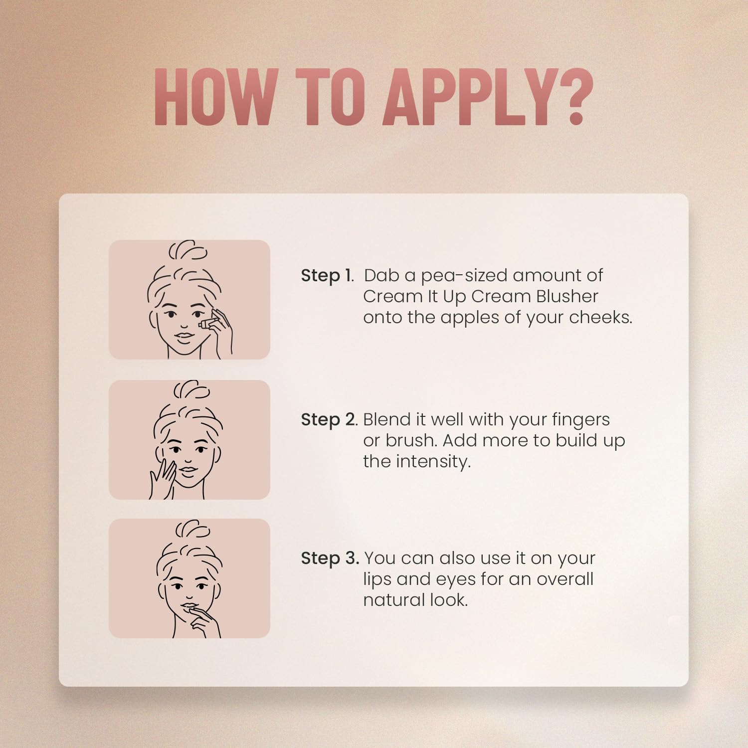 Swiss Beauty - Cream It Up Blush Copper Cheeks Shade No. 4
