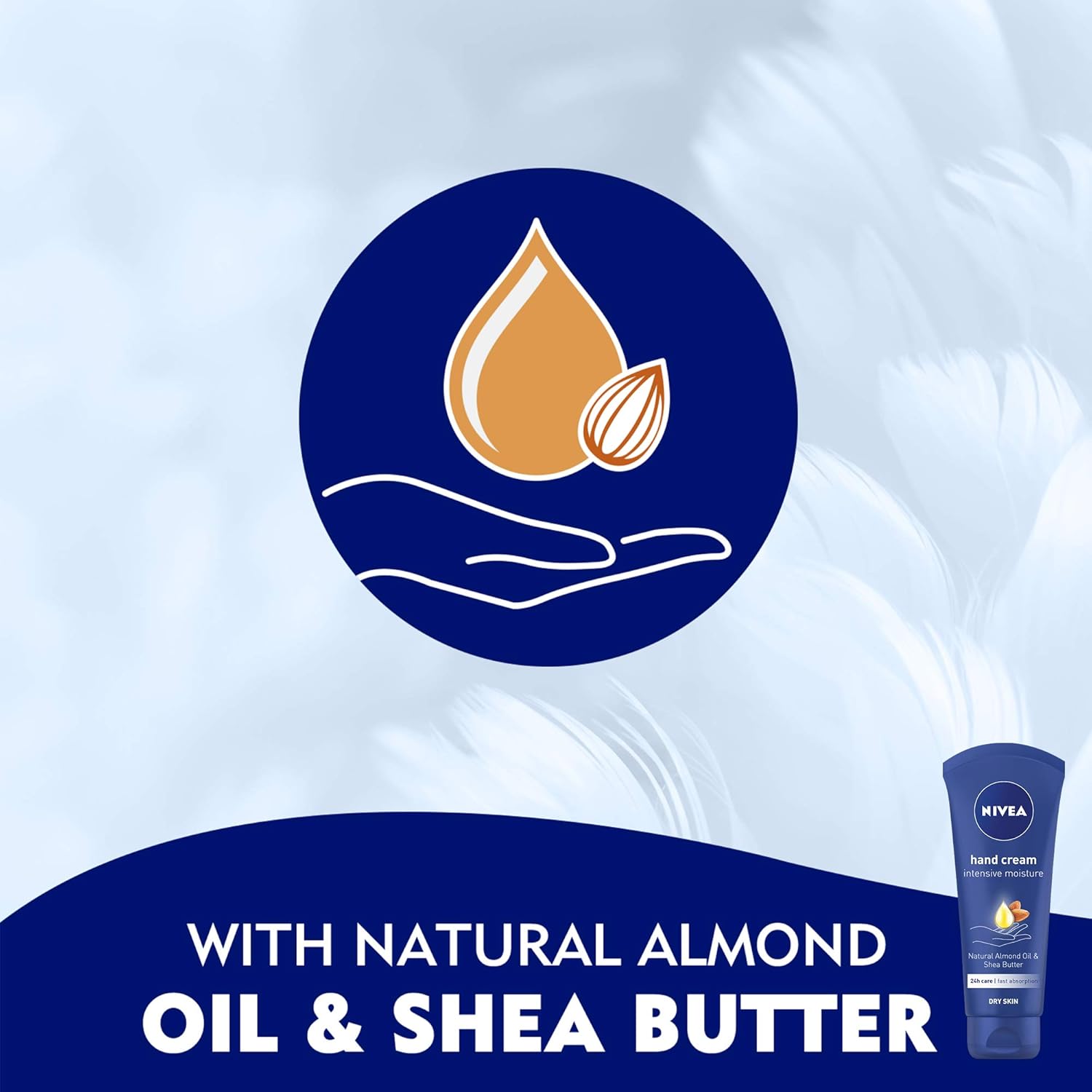 Nivea INTENSIVE Hand Cream Almond Oil 30ml