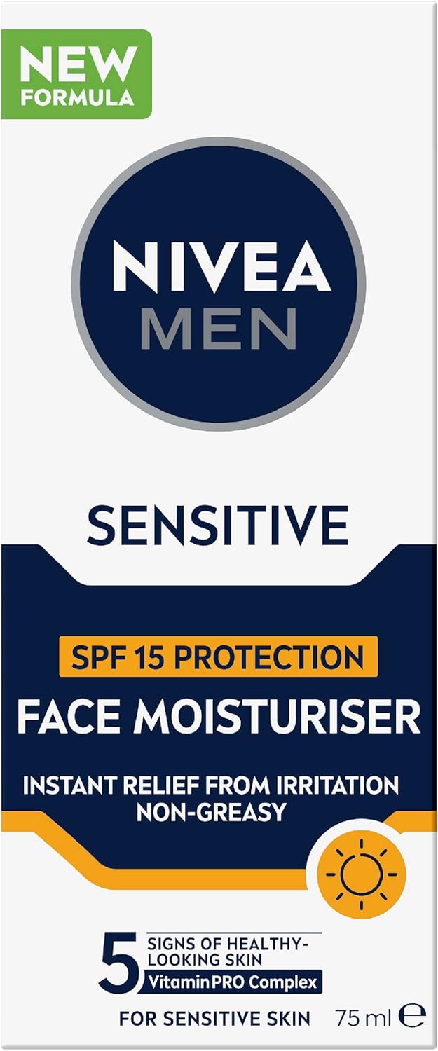 Nivea MEN Sensitive Protect Face Moisturiser SPF 15 75ml