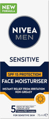 Nivea MEN Sensitive Protect Face Moisturiser SPF 15 75ml