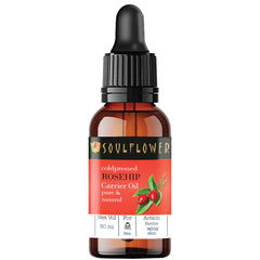 SoulFlower - Rosehip Oil for Skin Hydration & Moisturization 30ml