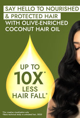 Parachute - Advansed Olive Enriched Coconut Hair Oil, Upto 10X Less Hair Fall And 90% Stronger Hair 300ml