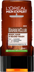 L’Oréal Men Expert - Barber Club Body, Hair & Beard Wash With Cedarwood Essential Oil 300ml