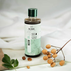 Nat Habit - 100% Pure Cold Pressed Neem Hair & Skin Oil 200ml