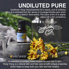 SoulFlower - Ylang Ylang Essential Oil for Thick Hair 15ml