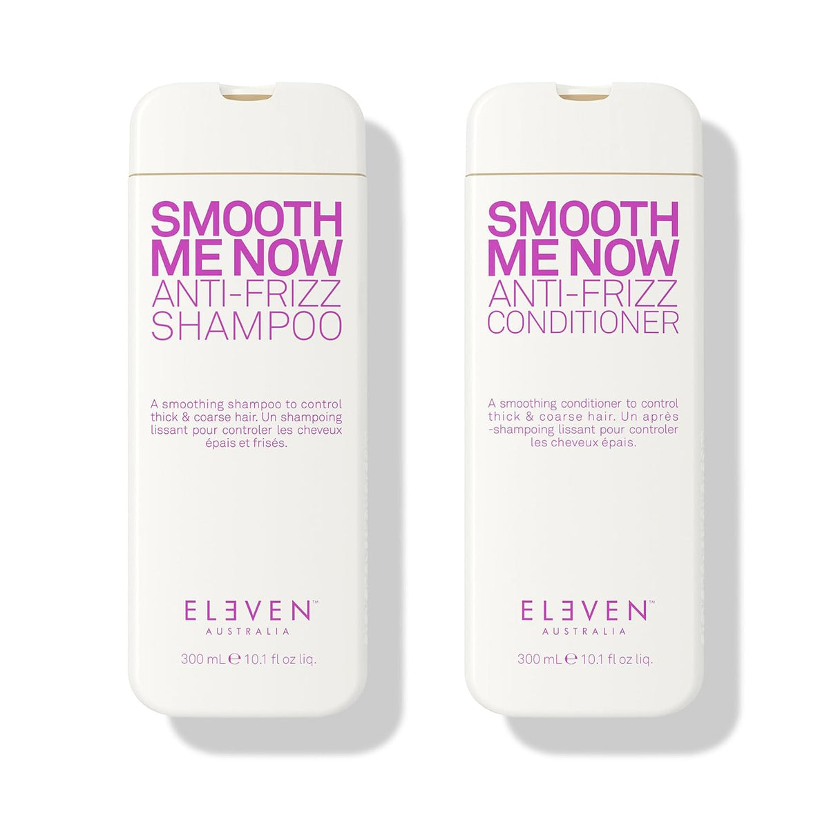 Eleven Australia - Smooth Me Now Anti Frizz Shampoo & Conditioner 300ml Bundle