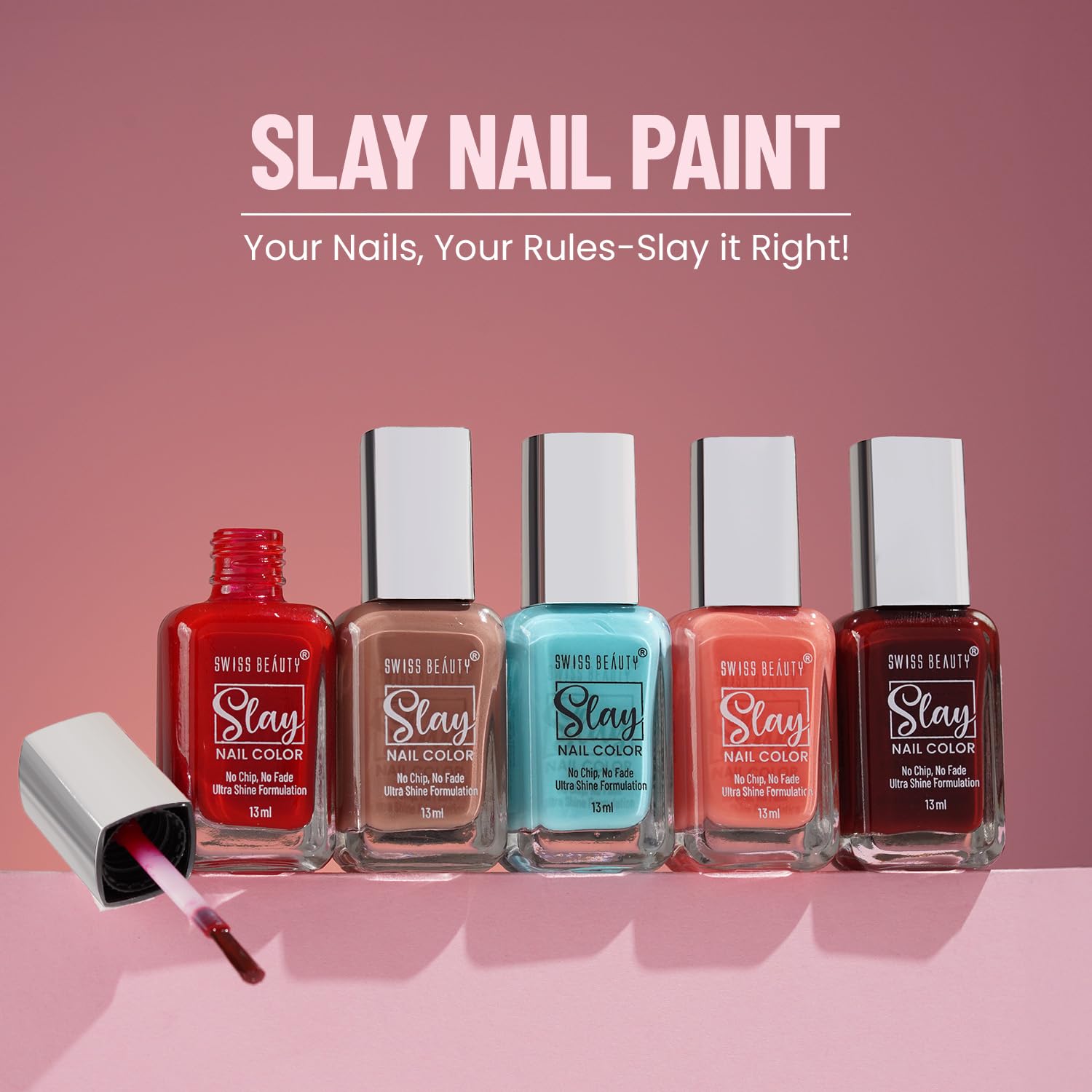 Swiss Beauty - Slay Nail Color Shade 64 Lavender Love