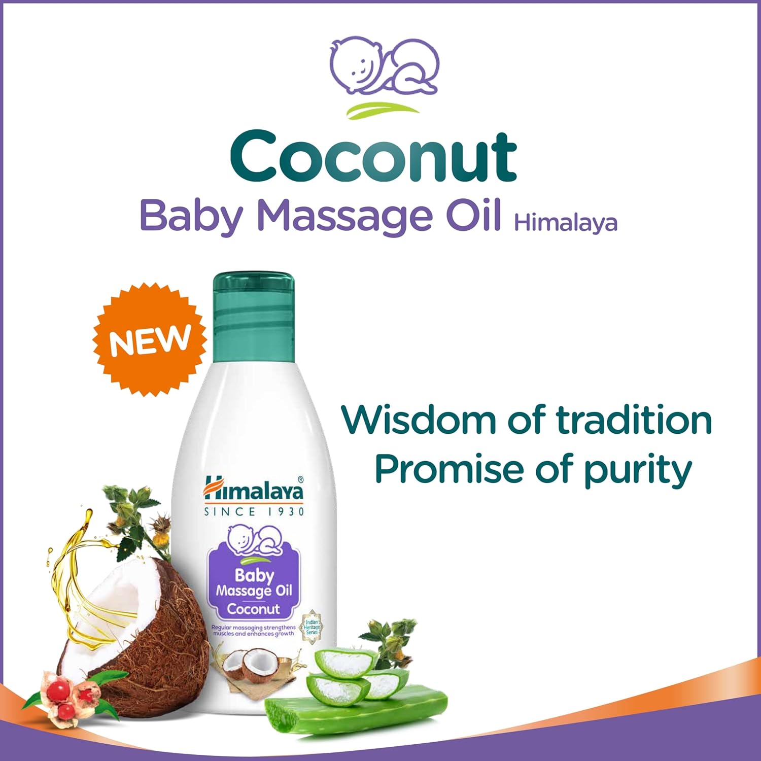 Himalaya Baby Massage Oil Coconut 100 ml