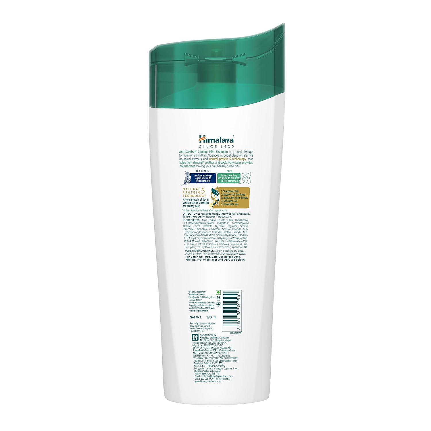 Himalaya - Anti-Dandruff Cooling Mint Shampoo 180ml