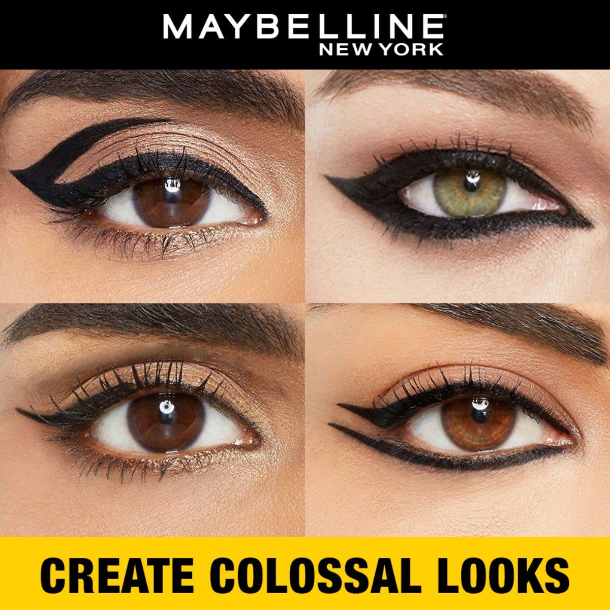 Maybelline - New York Colossal Bold Eyeliner, Black, 3ml, Waterproof, Matte Finish