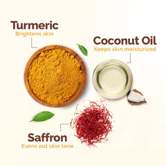 Mamaearth - Ubtan Natural Glow Face Wash with Turmeric & Saffron for Tan Removal 150ml