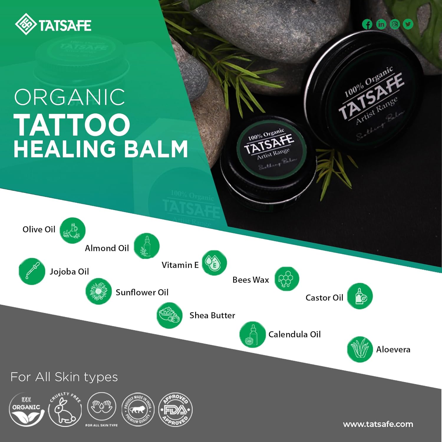 TATSAFE - Tattoo Healing Balm 30g