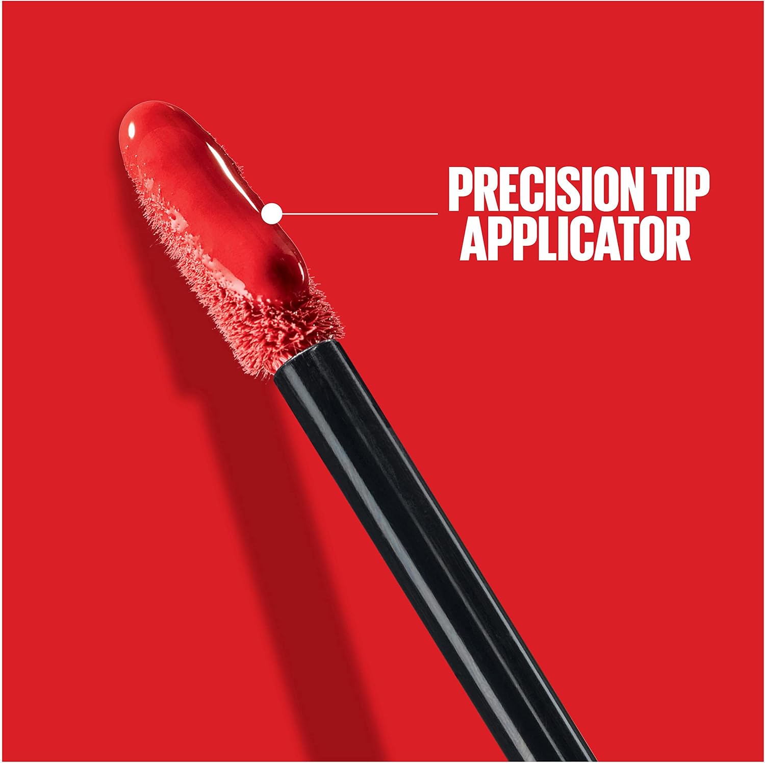 Maybelline Super Stay Vinyl Ink red liquid on precision applicator tip