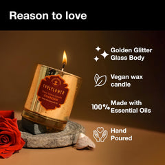 SoulFlower - Soulflower Glass Votive Candle Chandan