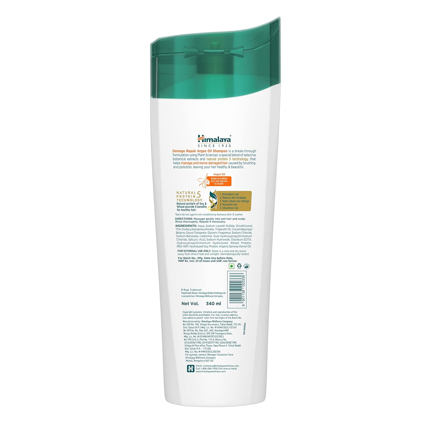 Himalaya Damage Repair Argan Oil Shampoo 340ml