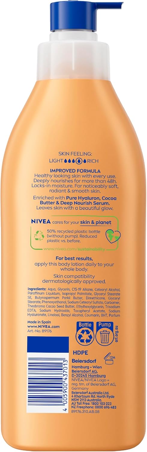 Nivea Cocoa & Indulging Body Lotion with Cocoa Butter & Vitamin E 400ml