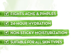Mamaearth - Tea Tree Oil-Free Face Moisturizer with Tea Tree and Salicylic Acid for Acne and Pimples 80ml