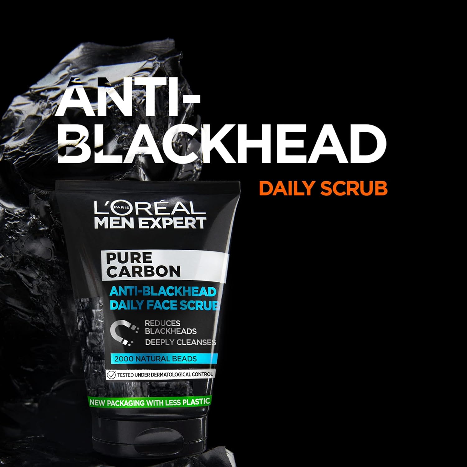 L’Oréal Men Expert - Pure Carbon Anti-Blackhead Face Scrub 100ml