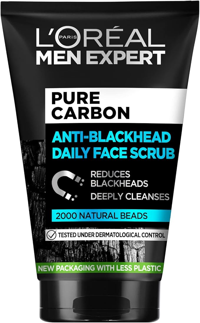 L’Oréal Men Expert - Pure Carbon Anti-Blackhead Face Scrub 100ml