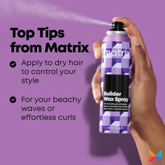 Matrix Builder Wax Spray 130g for controlling and finishing