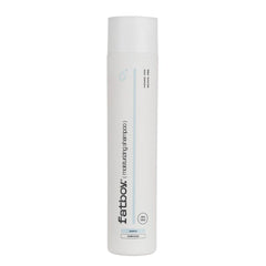 Fatboy moisturizing shampoo bottle, white cap and label, 295 ml