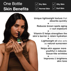 SoulFlower - Moroccan Argan Oil to Tame Frizz & Nourish Skin 30ml