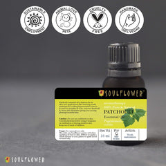 SoulFlower - Patchouli Essential Oil for Deep Conditioning 15ml